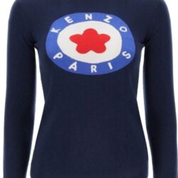 Kenzo Target Wool Turtleneck Sweater