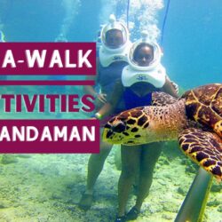 Experiencing Sea Walk in Andaman