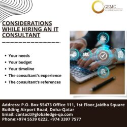 Considerations while Hiring an IT Consultant