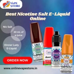 Buy Nic Salt in India  Best Nicotine Salt E-Liquid Online