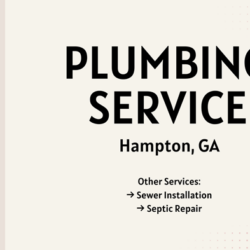 Plumbing Service Hampton, GA