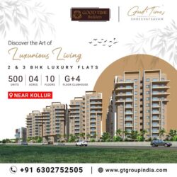 Residential Apartments for Sale, 7.5KM from Kollur  Shreevatsavam by Good Time Builders