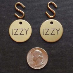Solid Brass Dog Tags