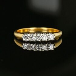 five stone vintage ring