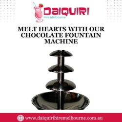 Melt Hearts with Our Chocolate Fountain Machine