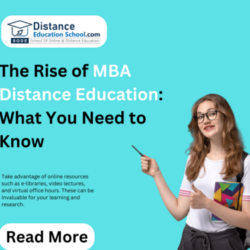 The Journey with MBA Distance Ed
