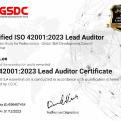 iso 42001 lead auditor certification