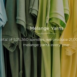 Cotton Melange Yarn for Home Furnishing