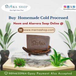 Buy-Homemade-Cold-Processed-Neem-and-Aloevera-Soap-Online