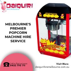 Melbourne's Premier Popcorn Machine Hire Service