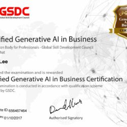 Certification in Generative AI IN Business